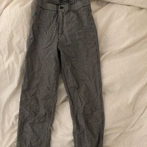 Brandy Melville black and white plaid pants